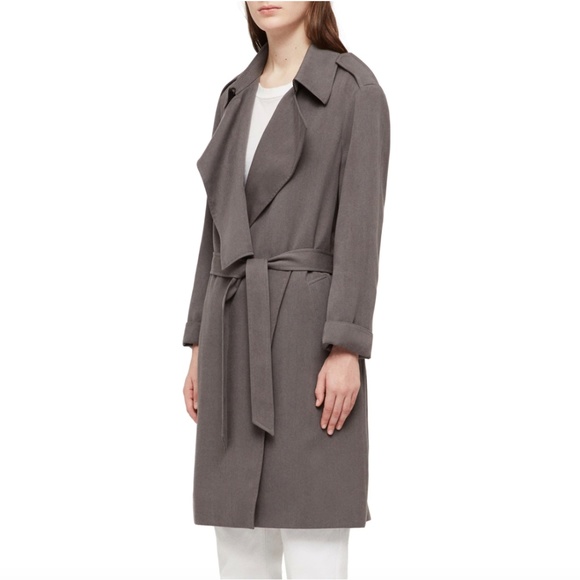 All Saints Jackets \u0026 Coats | AllSaints Bexley Trench Coat | Color: Blue/Gray | Size: S | Limitedgems's Closet